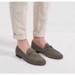 Renzo Suede Taupe Loafer