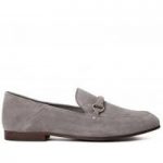 Arianna Suede Taupe Loafer