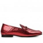 Arianna Metallic Red Loafer