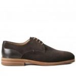 Enrico Suede Brown Derby Shoe