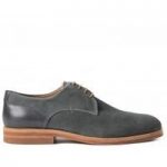 Enrico Suede Charcoal Derby Shoe